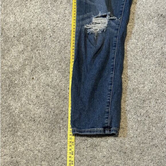 Forever 21 Distressed Skinny Jeans Teens Size 26 Back to School Preppy Academia - Picture 4 of 7
